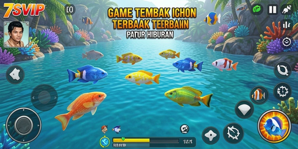 Tangkapan ikan yang spektakuler dalam gameplay 7SVIP.
