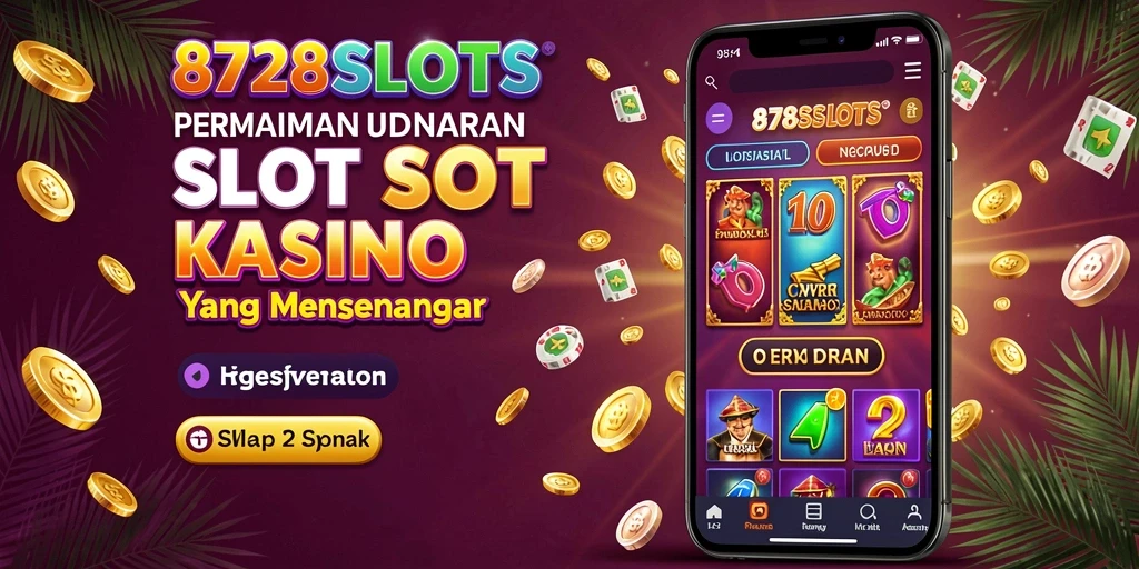 Tampilan gameplay menarik dari 8728SLOTS dengan berbagai tema slot.