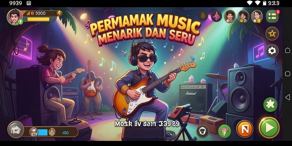 Tampilan gameplay yang seru dan interaktif dalam 9939.