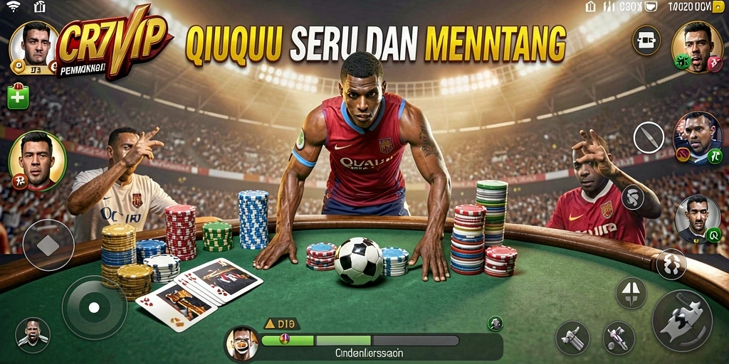Tampilan gameplay QiuQiu yang memikat di CR7VIP.