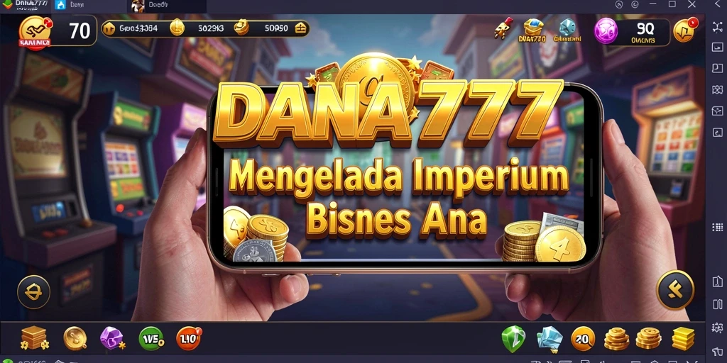 Tampilan gameplay DANA777 yang menampilkan manajerial bisnis yang seru.