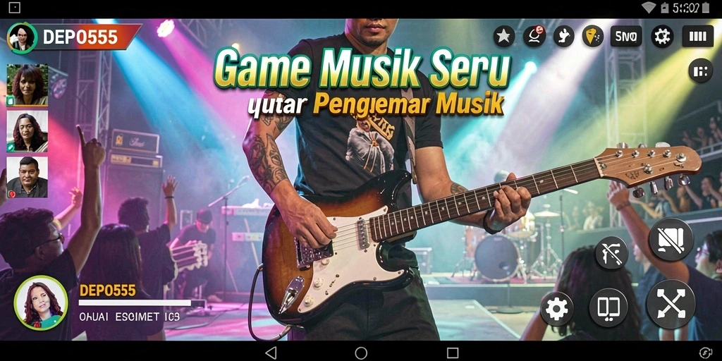 Gameplay interaktif dan seru dalam DEPO555.