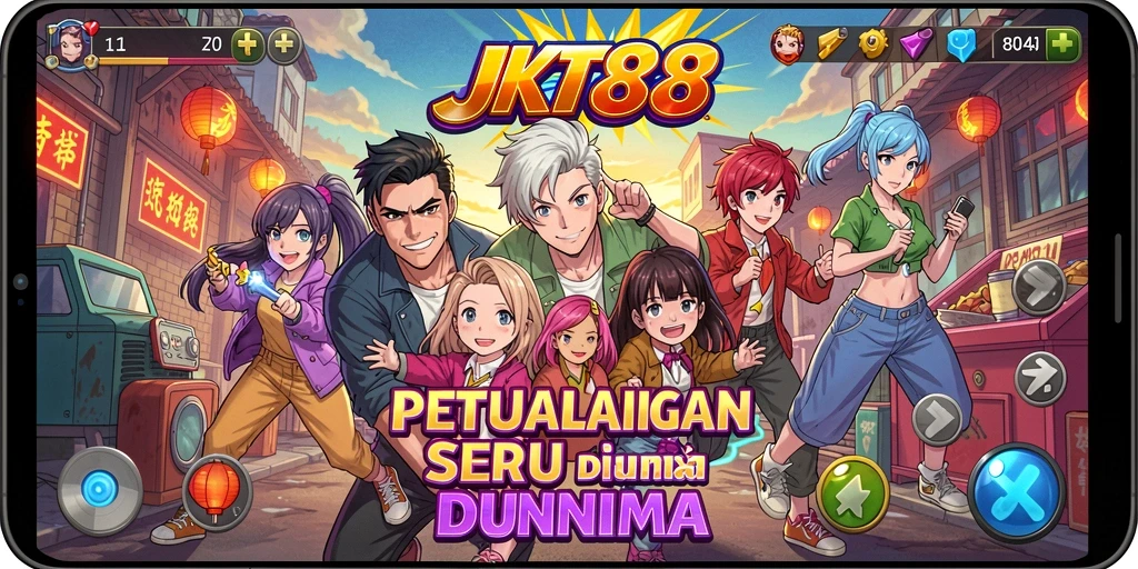Gameplay seru dari JKT88 dengan karakter Anime yang menarik.