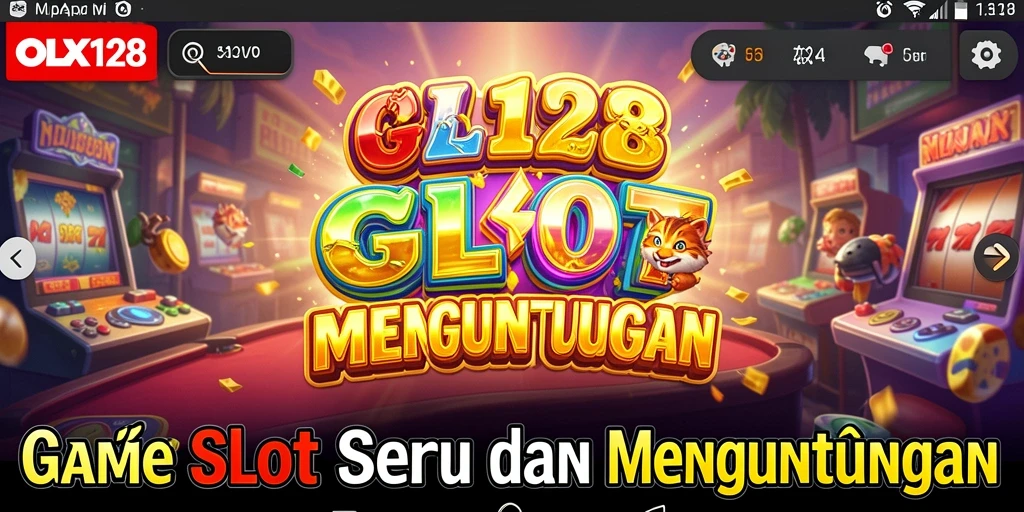 Menampilkan gameplay seru OLX128 dengan berbagai mesin Slot yang menarik.