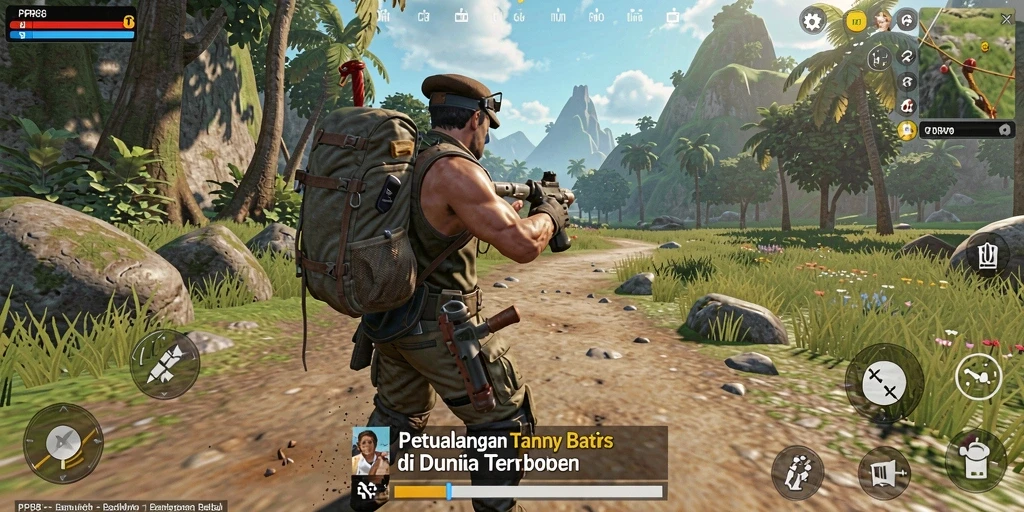 Tampilan gameplay PP88 yang memukau di dunia terbuka.