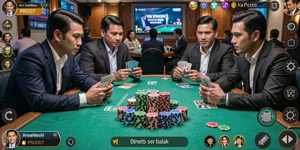 Menawarkan gameplay Poker yang seru dan interaktif.