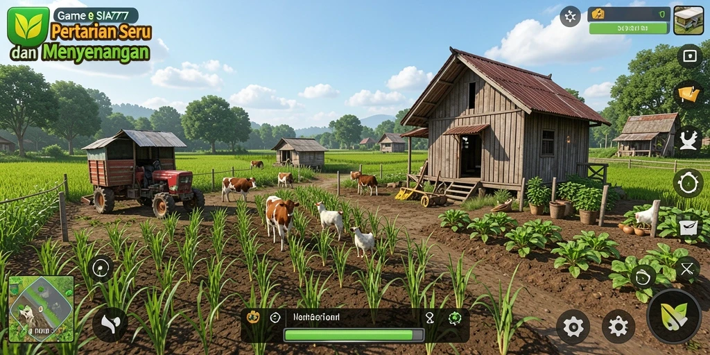 Screenshot SIA777 menampilkan keseruan gameplay bertani yang imersif.